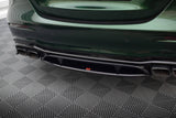 Maxton Design - Central Rear Splitter (with Vertical Bars) Mercedes Benz E63 AMG W213 (Facelift) Rear Diffuser Maxton Design royalty-bespoke.myshopify.com
