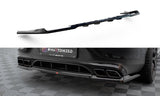 Maxton Design - Central Rear Splitter (with Vertical Bars) Mercedes Benz GLC63 AMG Coupe C253 (Facelift) Rear Diffuser Maxton Design royalty-bespoke.myshopify.com