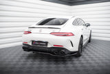 Maxton Design - Central Rear Splitter (with Vertical Bars) Mercedes Benz AMG GT 43 4-Door Coupe V8 Styling Package