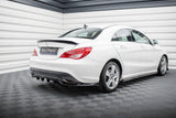 Maxton Design - Central Rear Splitter (with Vertical Bars) Mercedes Benz CLA-Class C117 (Facelift) Rear Diffuser Maxton Design royalty-bespoke.myshopify.com