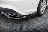 Maxton Design - Central Rear Splitter (with Vertical Bars) Mercedes Benz CLA-Class C117 (Facelift) Rear Diffuser Maxton Design royalty-bespoke.myshopify.com