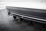 Maxton Design - Central Rear Splitter (with Vertical Bars) Mercedes Benz CLA-Class C117 (Facelift) Rear Diffuser Maxton Design royalty-bespoke.myshopify.com