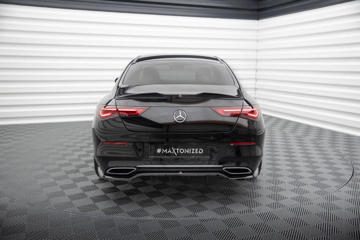 Maxton Design - Central Rear Splitter (with Vertical Bars) Mercedes ...