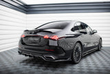 Maxton Design - Central Rear Splitter (with Vertical Bars) Mercedes Benz E-Class AMG-Line W214 Rear Diffuser Maxton Design royalty-bespoke.myshopify.com