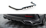 Maxton Design - Central Rear Splitter (with Vertical Bars) Mercedes Benz E-Class AMG-Line W214 Rear Diffuser Maxton Design royalty-bespoke.myshopify.com