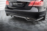 Maxton Design - Central Rear Splitter (with Vertical Bars) Mercedes Benz E-Class W212 (Facelift) Rear Diffuser Maxton Design royalty-bespoke.myshopify.com