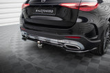 Maxton Design - Central Rear Splitter (with Vertical Bars) Mercedes Benz GLC-Class AMG-Line X254 Rear Diffuser Maxton Design royalty-bespoke.myshopify.com