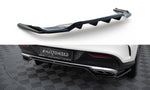 Maxton Design - Central Rear Splitter (with Vertical Bars) Mercedes Benz GLE-Class AMG-Line Coupe C292