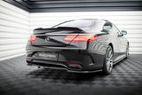 Maxton Design - Central Rear Splitter (with Vertical Bars) Mercedes Benz S-Class AMG-Line Coupe C217 (Facelift) Rear Diffuser Maxton Design royalty-bespoke.myshopify.com
