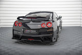 Maxton Design - Central Rear Splitter (With Vertical Bars) Nissan GTR R35 (Facelift) Rear Diffuser Maxton Design royalty-bespoke.myshopify.com