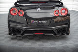 Maxton Design - Central Rear Splitter (With Vertical Bars) Nissan GTR R35 (Facelift) Rear Diffuser Maxton Design royalty-bespoke.myshopify.com