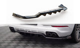 Maxton Design - Central Rear Splitter (with Vertical Bars) Porsche Cayenne Coupe MK3 Rear Diffuser Maxton Design royalty-bespoke.myshopify.com