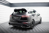Maxton Design - Central Rear Splitter (with Vertical Bars) Porsche Cayenne MK2 (Facelift) Rear Diffuser Maxton Design royalty-bespoke.myshopify.com