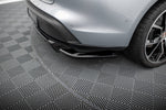 Maxton Design - Central Rear Splitter (with Vertical Bars) Porsche Taycan / 4 / 4S / GTS MK1