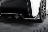 Maxton Design - Central Rear Splitter (with Vertical Bars) + Rear Side Splitters Chevrolet Corvette C7 Rear Diffuser Maxton Design royalty-bespoke.myshopify.com