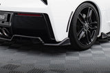 Maxton Design - Central Rear Splitter (with Vertical Bars) + Rear Side Splitters Chevrolet Corvette C7 Rear Diffuser Maxton Design royalty-bespoke.myshopify.com