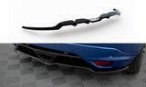 Maxton Design - Central Rear Splitter (with Vertical Bars) Renault Megane RS MK3 Rear Diffuser Maxton Design royalty-bespoke.myshopify.com