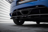 Maxton Design - Central Rear Splitter (with Vertical Bars) Renault Megane RS MK3 Rear Diffuser Maxton Design royalty-bespoke.myshopify.com