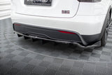 Maxton Design - Central Rear Splitter (with Vertical Bars) Tesla Model X MK1 (Facelift) Rear Diffuser Maxton Design royalty-bespoke.myshopify.com