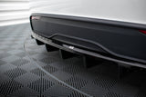 Maxton Design - Central Rear Splitter (with Vertical Bars) Tesla Model X MK1 (Facelift) Rear Diffuser Maxton Design royalty-bespoke.myshopify.com