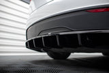 Maxton Design - Central Rear Splitter (with Vertical Bars) Tesla Model X MK1 (Facelift) Rear Diffuser Maxton Design royalty-bespoke.myshopify.com