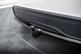 Maxton Design - Central Rear Splitter (with Vertical Bars) Tesla Model X MK1 (Facelift) Rear Diffuser Maxton Design royalty-bespoke.myshopify.com