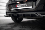 Maxton Design - Central Rear Splitter (with Vertical Bars) Toyota Corolla Hatchback MK12