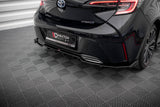 Maxton Design - Central Rear Splitter (with Vertical Bars) Toyota Corolla Hatchback MK12 Rear Diffuser Maxton Design royalty-bespoke.myshopify.com