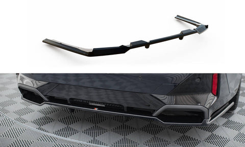 Maxton Design - Central Rear Splitter (with Vertical Bars) V.1 BMW Series 5 M-Pack G60
