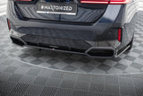 Maxton Design - Central Rear Splitter (with Vertical Bars) V.1 BMW Series 5 M-Pack G60 Rear Diffuser Maxton Design royalty-bespoke.myshopify.com