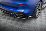 Maxton Design - Central Rear Splitter (with Vertical Bars) V.1 BMW X5 M-Pack G05 (Facelift) Rear Diffuser Maxton Design royalty-bespoke.myshopify.com