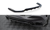Maxton Design - Central Rear Splitter (with Vertical Bars) V.1 BMW X6 M-Pack G06 (Facelift) Rear Diffuser Maxton Design royalty-bespoke.myshopify.com