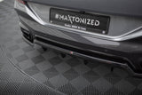 Maxton Design - Central Rear Splitter (with Vertical Bars) V.1 BMW X6 M-Pack G06 (Facelift) Rear Diffuser Maxton Design royalty-bespoke.myshopify.com
