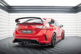 Maxton Design - Central Rear Splitter (with Vertical Bars) V.1 + Flaps Honda Civic Type R MK11 Rear Diffuser Maxton Design royalty-bespoke.myshopify.com
