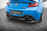 Maxton Design - Central Rear Splitter (with Vertical Bars) + Flaps V.1 Toyota GR86 MK1 Rear Diffuser Maxton Design royalty-bespoke.myshopify.com