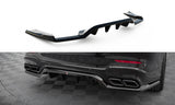 Maxton Design - Central Rear Splitter (with Vertical Bars) V.1 Mercedes Benz GLC63 AMG SUV X253 Rear Diffuser Maxton Design royalty-bespoke.myshopify.com