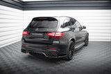 Maxton Design - Central Rear Splitter (with Vertical Bars) V.1 Mercedes Benz GLC63 AMG SUV X253 Rear Diffuser Maxton Design royalty-bespoke.myshopify.com