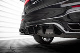 Maxton Design - Central Rear Splitter (with Vertical Bars) V.1 Mercedes Benz GLC63 AMG SUV X253 Rear Diffuser Maxton Design royalty-bespoke.myshopify.com