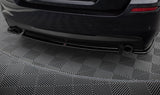 Maxton Design - Central Rear Splitter BMW Series 5 M-Pack F11 (Fits Two Single Exhaust Ends) Rear Diffuser Maxton Design royalty-bespoke.myshopify.com