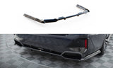Maxton Design - Central Rear Splitter (with Vertical Bars) V.2 BMW Series 5 M-Pack G60 Rear Diffuser Maxton Design royalty-bespoke.myshopify.com