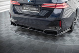 Maxton Design - Central Rear Splitter (with Vertical Bars) V.2 BMW Series 5 M-Pack G60 Rear Diffuser Maxton Design royalty-bespoke.myshopify.com