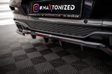 Maxton Design - Central Rear Splitter (with Vertical Bars) V.2 BMW X4 M40i G02 Rear Diffuser Maxton Design royalty-bespoke.myshopify.com