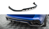 Maxton Design - Central Rear Splitter (with Vertical Bars) V.2 BMW X5 M-Pack G05 (Facelift) Rear Diffuser Maxton Design royalty-bespoke.myshopify.com