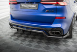 Maxton Design - Central Rear Splitter (with Vertical Bars) V.2 BMW X5 M-Pack G05 (Facelift) Rear Diffuser Maxton Design royalty-bespoke.myshopify.com