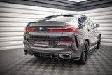 Maxton Design - Central Rear Splitter (with Vertical Bars) V.2 BMW X6 M-Pack G06 Rear Diffuser Maxton Design royalty-bespoke.myshopify.com