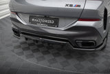 Maxton Design - Central Rear Splitter (with Vertical Bars) V.2 BMW X6 M-Pack G06 (Facelift) Rear Diffuser Maxton Design royalty-bespoke.myshopify.com