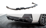 Maxton Design - Central Rear Splitter (with Vertical Bars) V.2 BMW I4 M-Pack G26 Rear Diffuser Maxton Design royalty-bespoke.myshopify.com