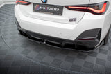 Maxton Design - Central Rear Splitter (with Vertical Bars) V.2 BMW I4 M-Pack G26 Rear Diffuser Maxton Design royalty-bespoke.myshopify.com