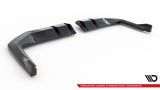 Maxton Design - Central Rear Splitter (with Vertical Bars) V.2 Honda Civic Type R MK11 Rear Diffuser Maxton Design royalty-bespoke.myshopify.com