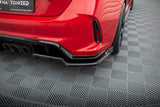 Maxton Design - Central Rear Splitter (with Vertical Bars) V.2 Honda Civic Type R MK11 Rear Diffuser Maxton Design royalty-bespoke.myshopify.com